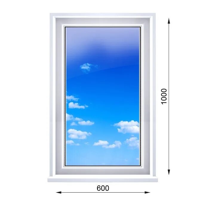 Одностворчатое окно