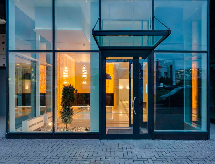 Алюминиевые окна с панорамным видом